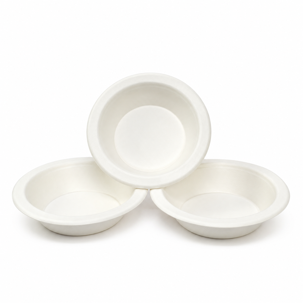 Plato Sopero Biodegradable Fibra Inecoware 16 oz - 470 ml Paquete x 25 un.