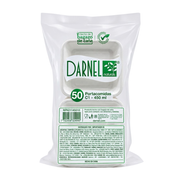 Portacomida CT4 Bagazo de Caña Darnel Naturals C1 450 ml Paquete x 50 uni.