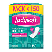 Protectores Diarios Ladysoft Tela Suave 150un
