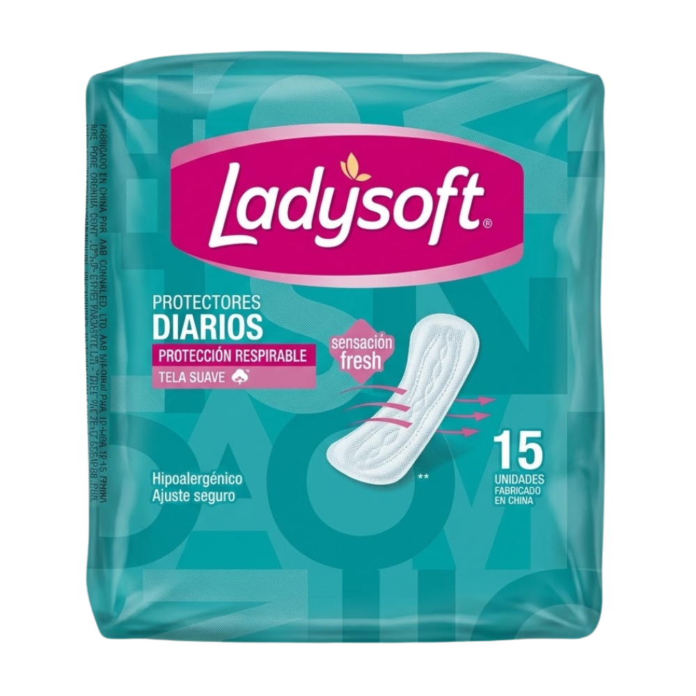 Protectores Diarios Ladysoft Tela Suave 15un