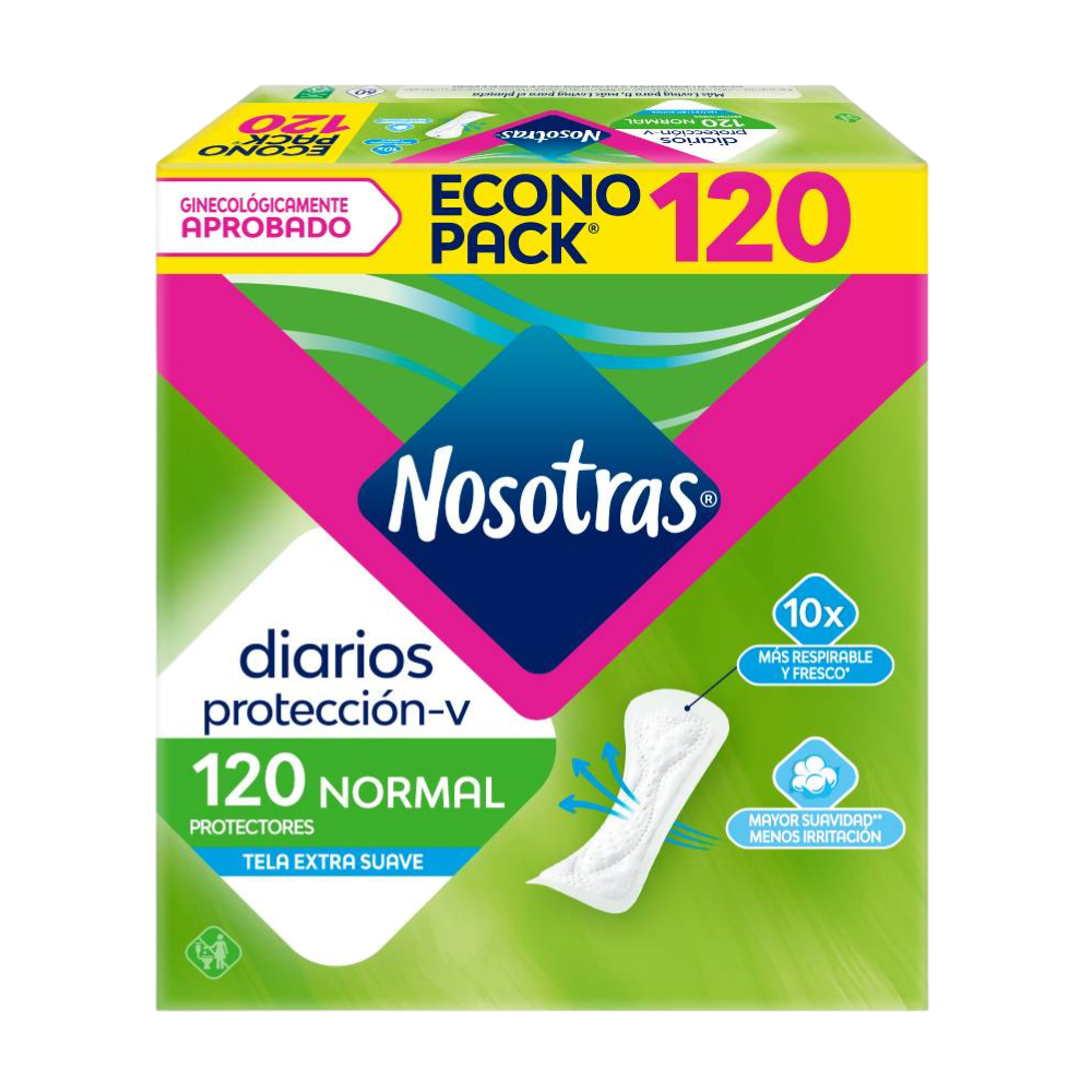 Protectores Diarios Nosotras Normal 120un