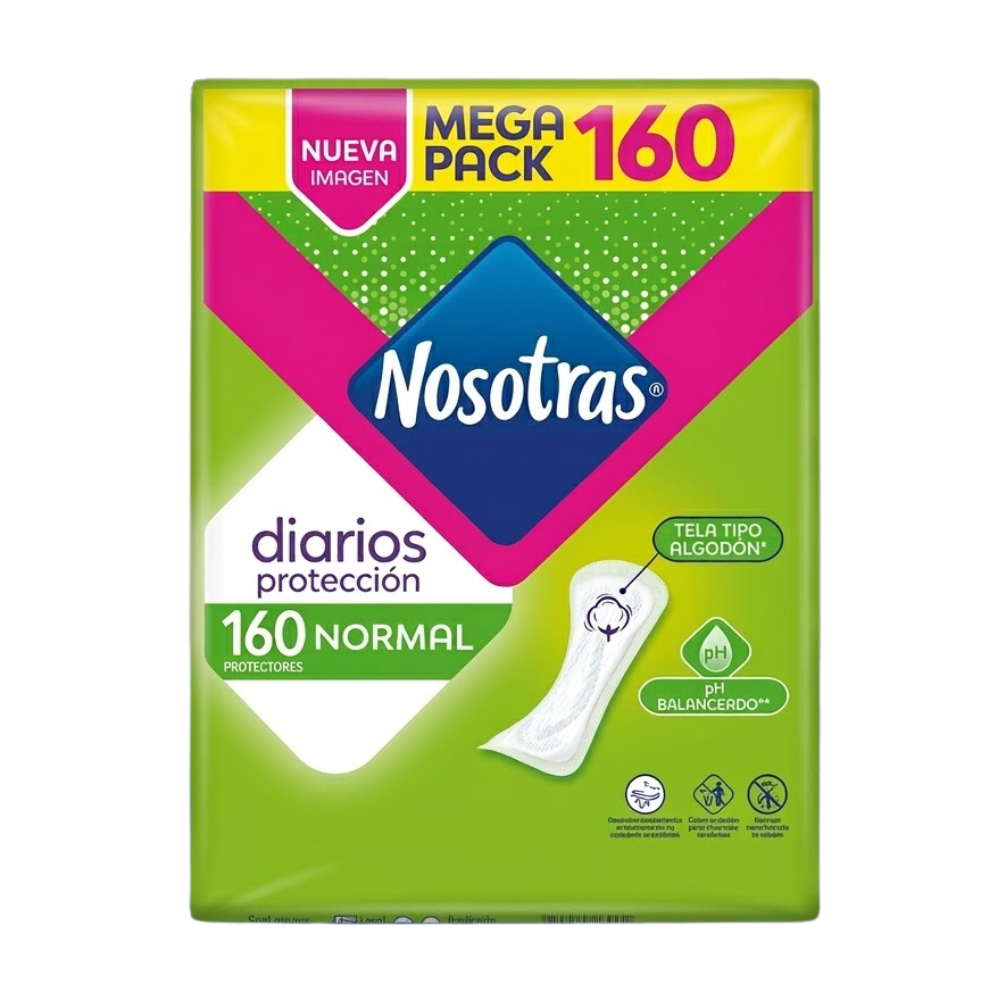 Protectores Diarios Nosotras Normal 160un