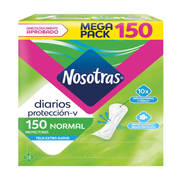 Protectores Diarios Nosotras Normal Balanceado 150un