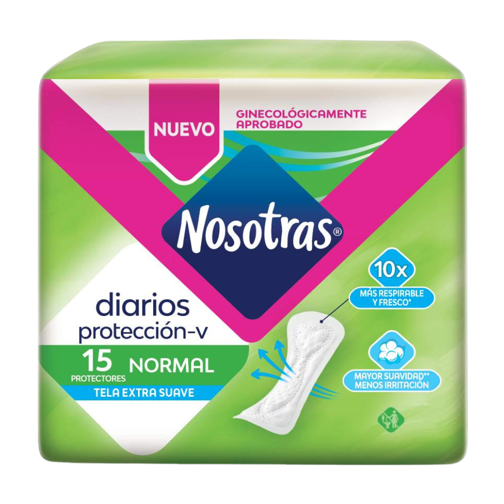 Protectores Diarios Nosotras Normal Balanceado 15un