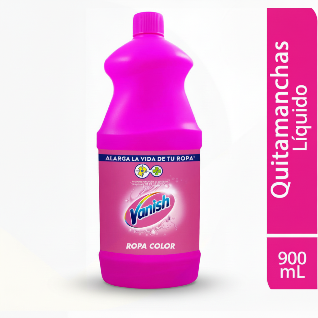 Quitamanchas Vanish en Gel Ropa Color botella 900ml