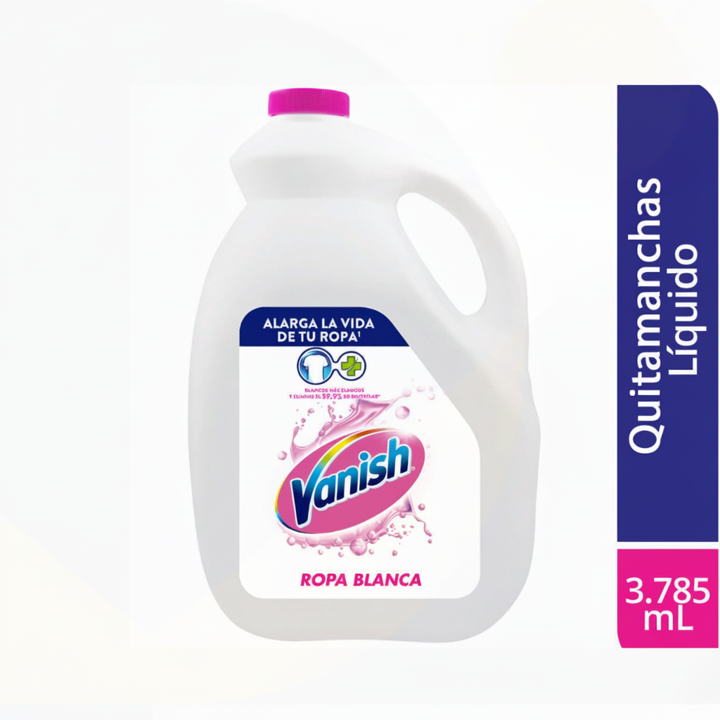 Quitamanchas en Gel Vanish Ropa Blanca 3.785ml