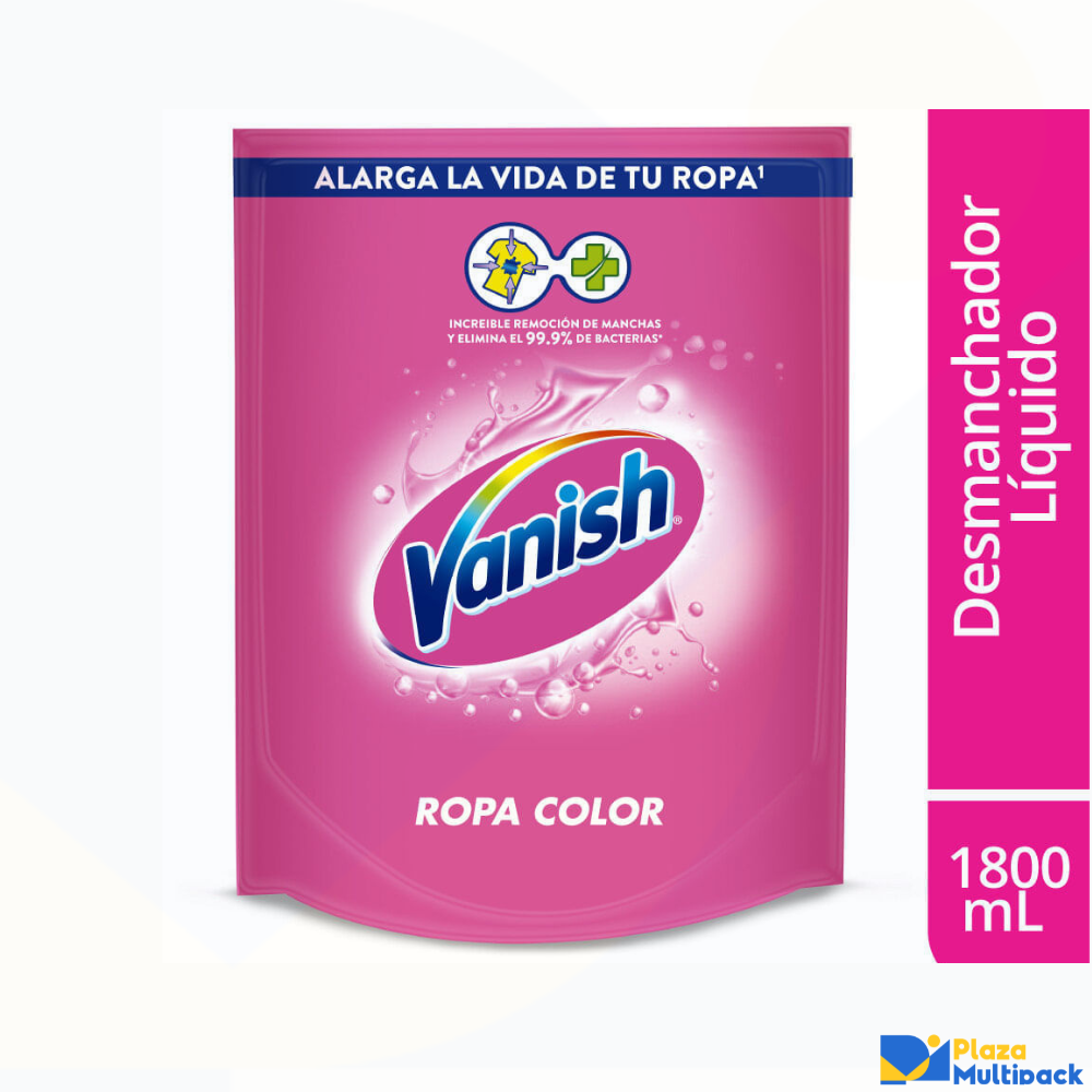 Quitamanchas en Gel Vanish Ropa Color Doypack 1.800ml