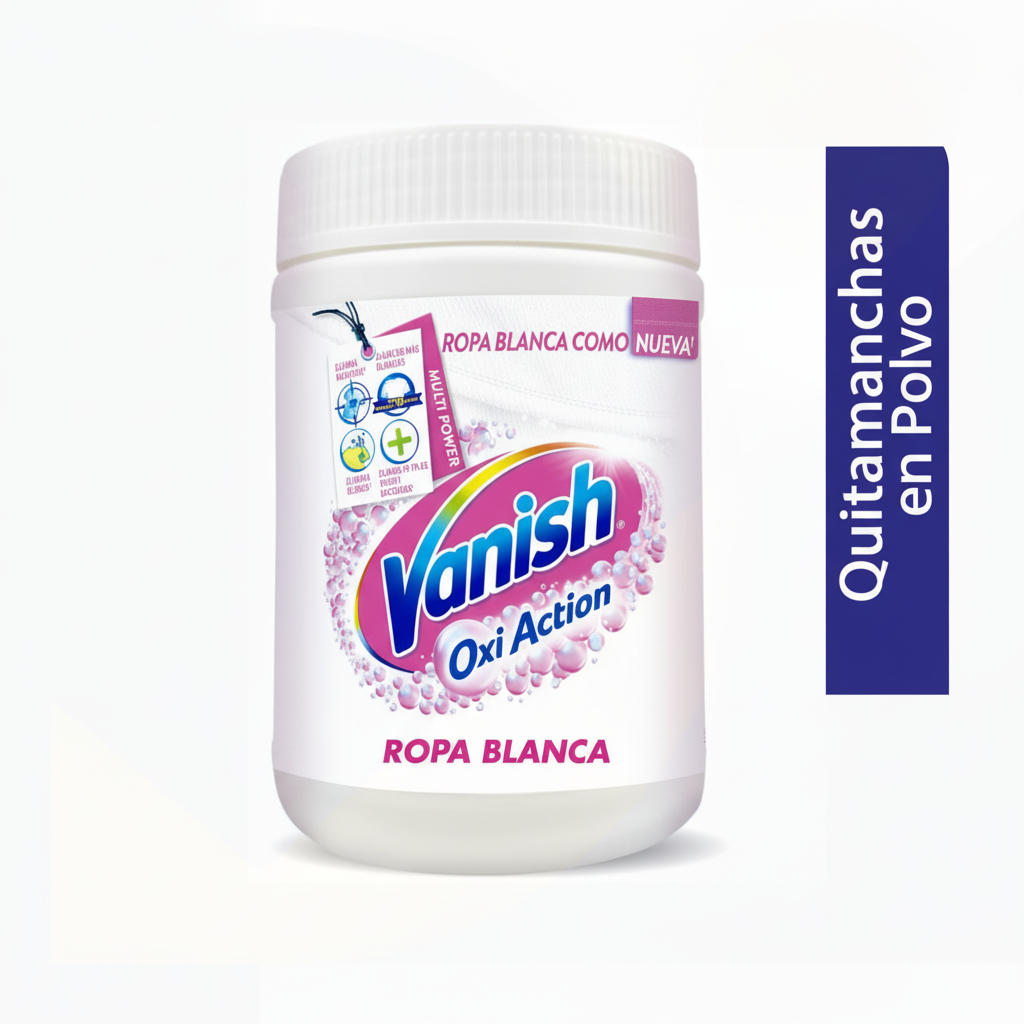 Quitamanchas en Polvo vanish Ropa blanca gold Pote 900gr