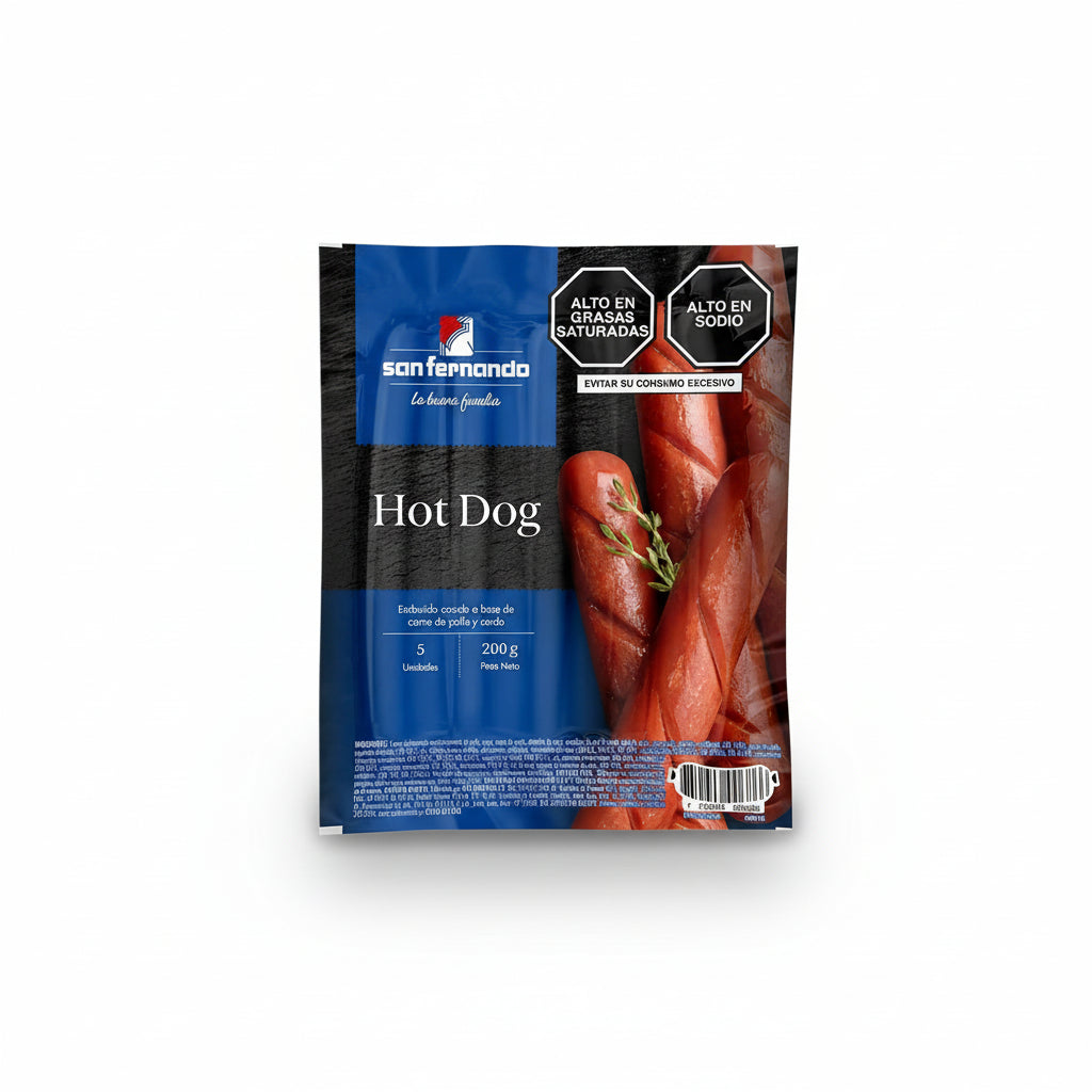 Salchicha de Pollo San Fernando 3und 100gr