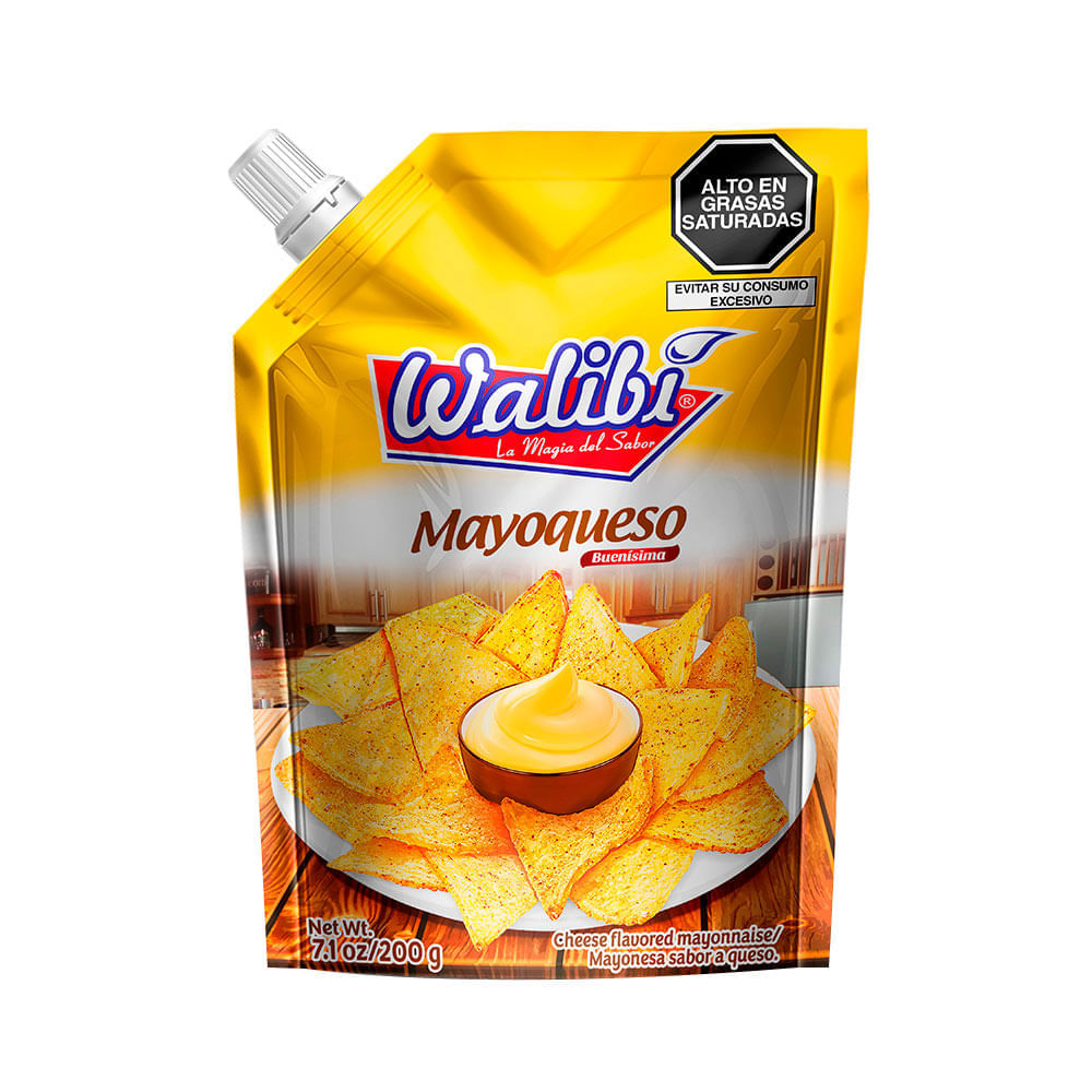 Salsa Mayoqueso Walibí  Doypack 200gr