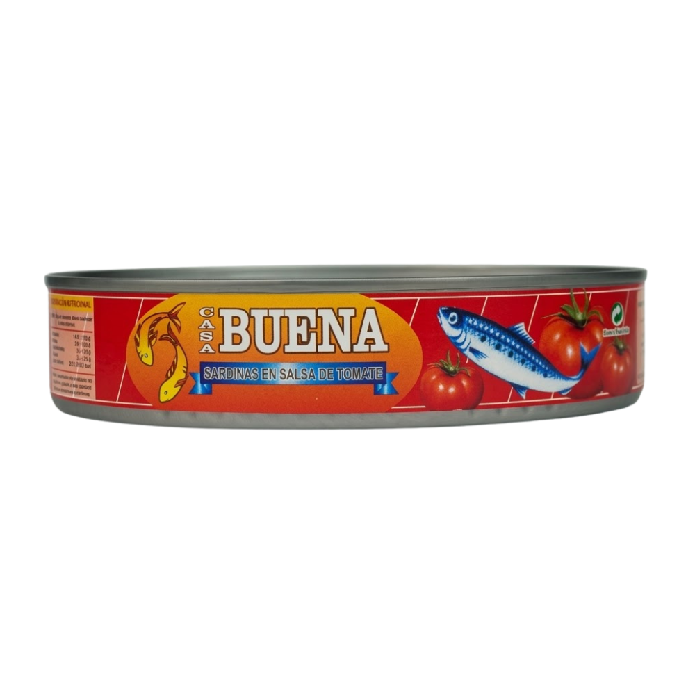 Sardinas en Salsa de Tomate Casa Buena Oval 425gr
