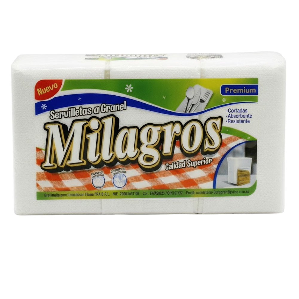 Servilleta Milagros Granel Premium