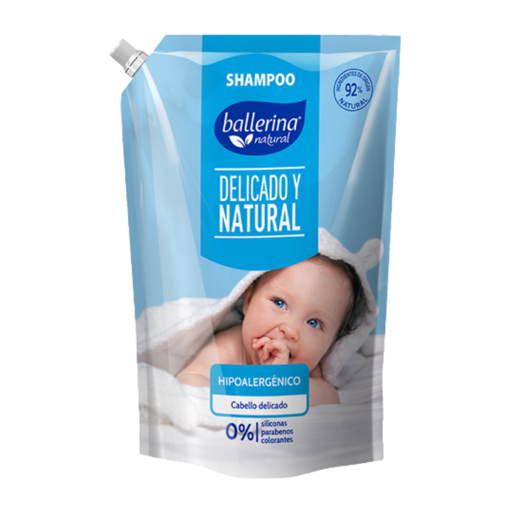 Shampoo Ballerina Hipoalergénico Doypack 750ml
