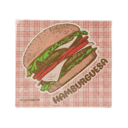 Sobre de Papel Melon Para Hamburguesa 6 X 6  Paquete X 30un.