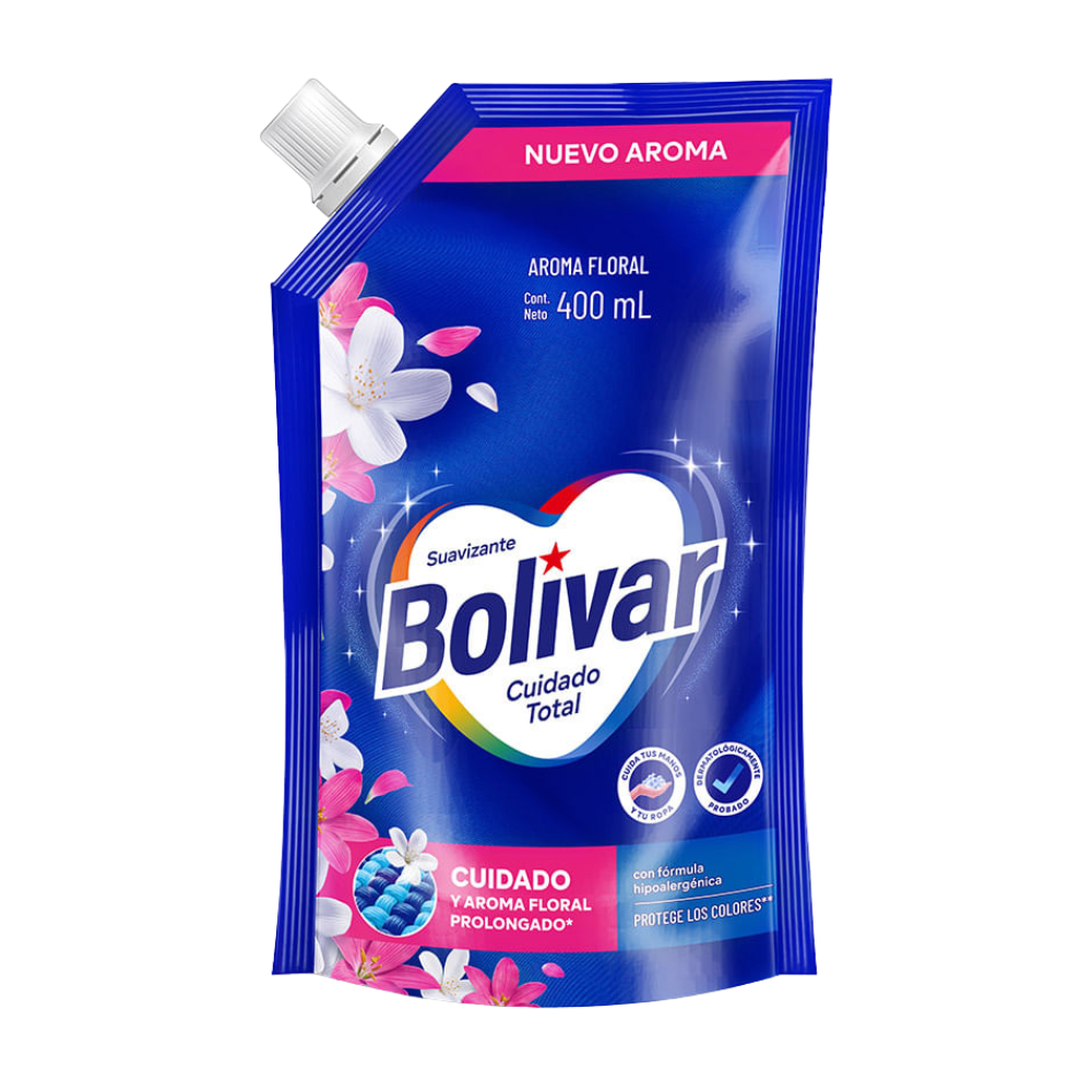 Suavizante Bolivar Plus Aroma Floral Doypack 400ml