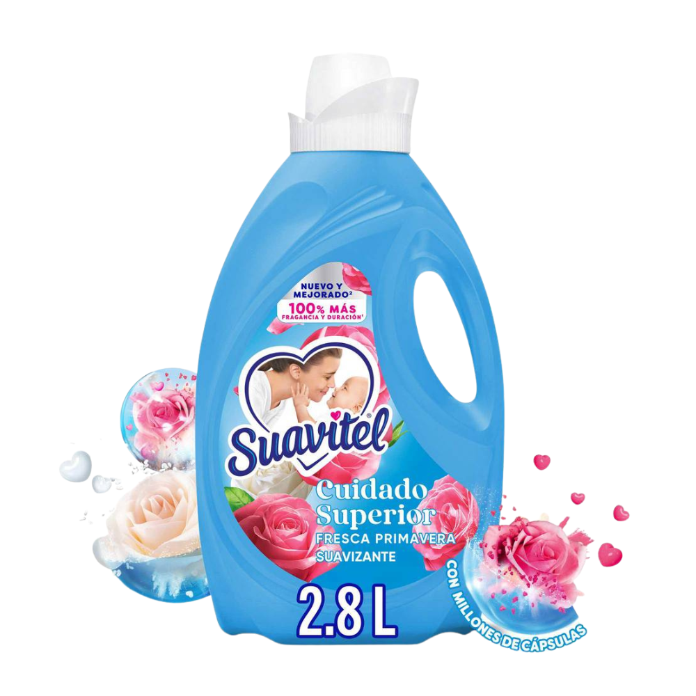 Suavizante Suavitel Fresca Primavera Frasco 2.8Lt
