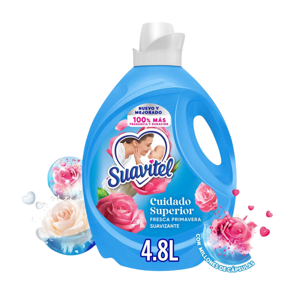 Suavizante Suavitel Fresca Primavera Frasco 4.8Lt