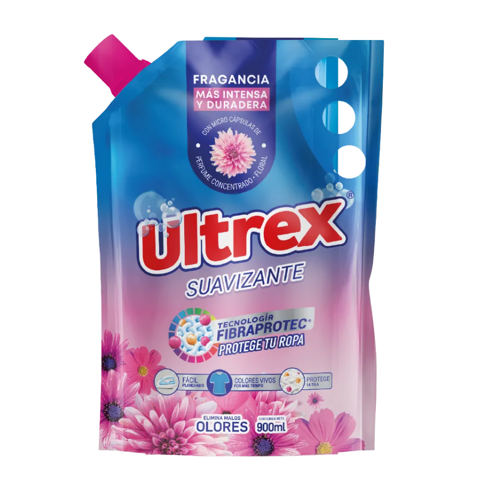 Suavizante Ultrex Aroma Floral Doypack 900ml