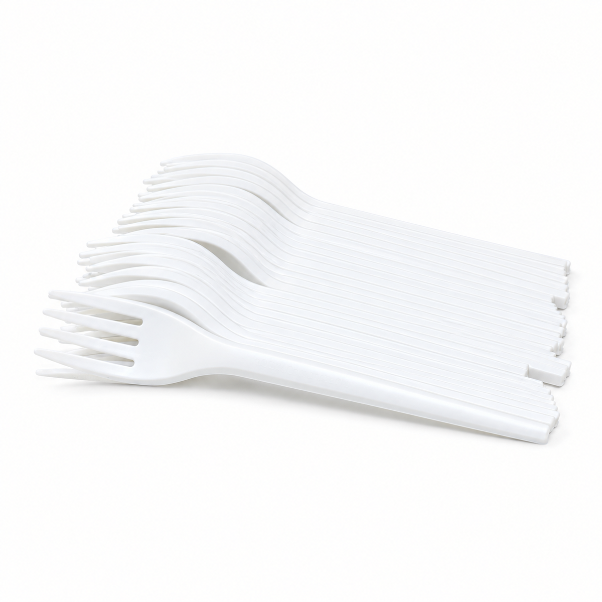 Tenedor Compostable 100% Biodegradables de CPLA Advan Paquete x 50 un.