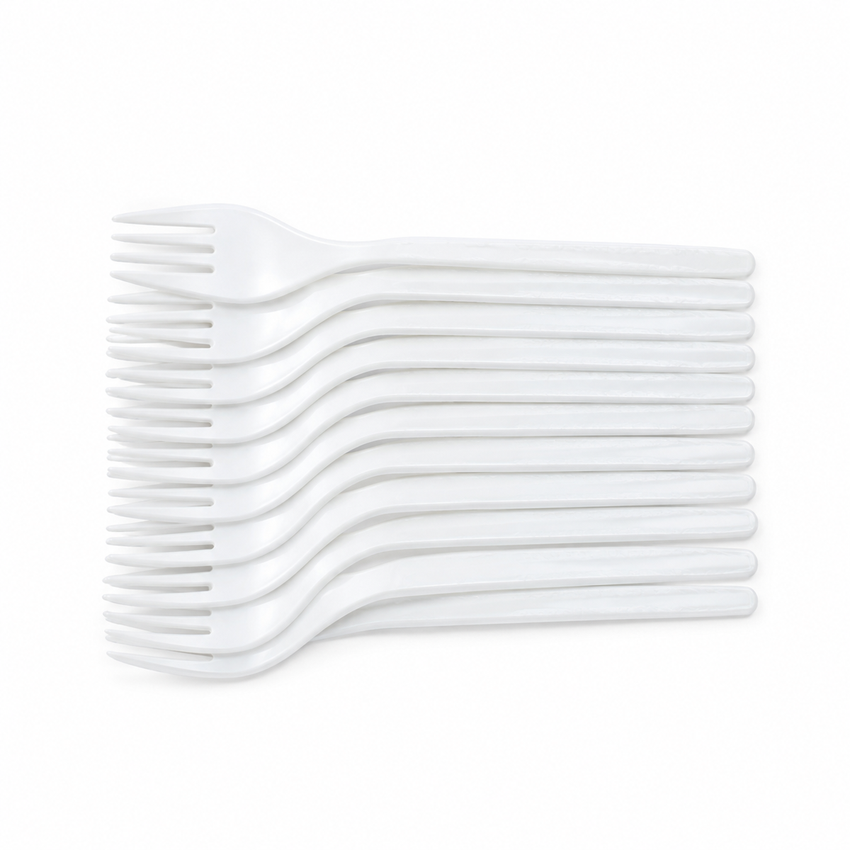 Tenedor Fecula de Maiz N°6 Inka Mediano Compostable Paquete x 50 un.