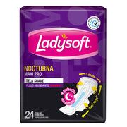 Toallas Higiénicas Ladysoft Nocturna Maxi Pro Paquete 24un