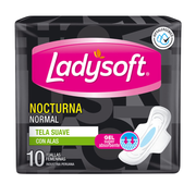 Toallas Higiénicas Ladysoft Nocturna con Alas Paquete 10un