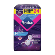Toallas Higiénicas Nosotras Buenas Noches Invisible 24un