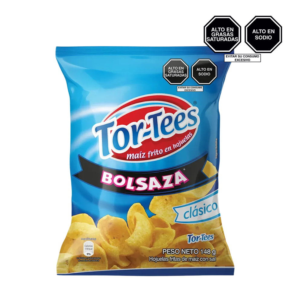 Tortees Frito Lay Salado Clasico Bolsa 148 gr