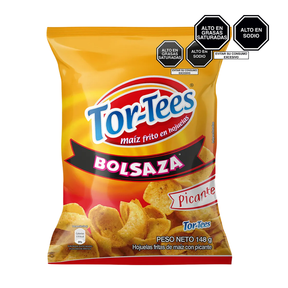 Tortees Frito Lay Salado Picante Bolsa 148 gr