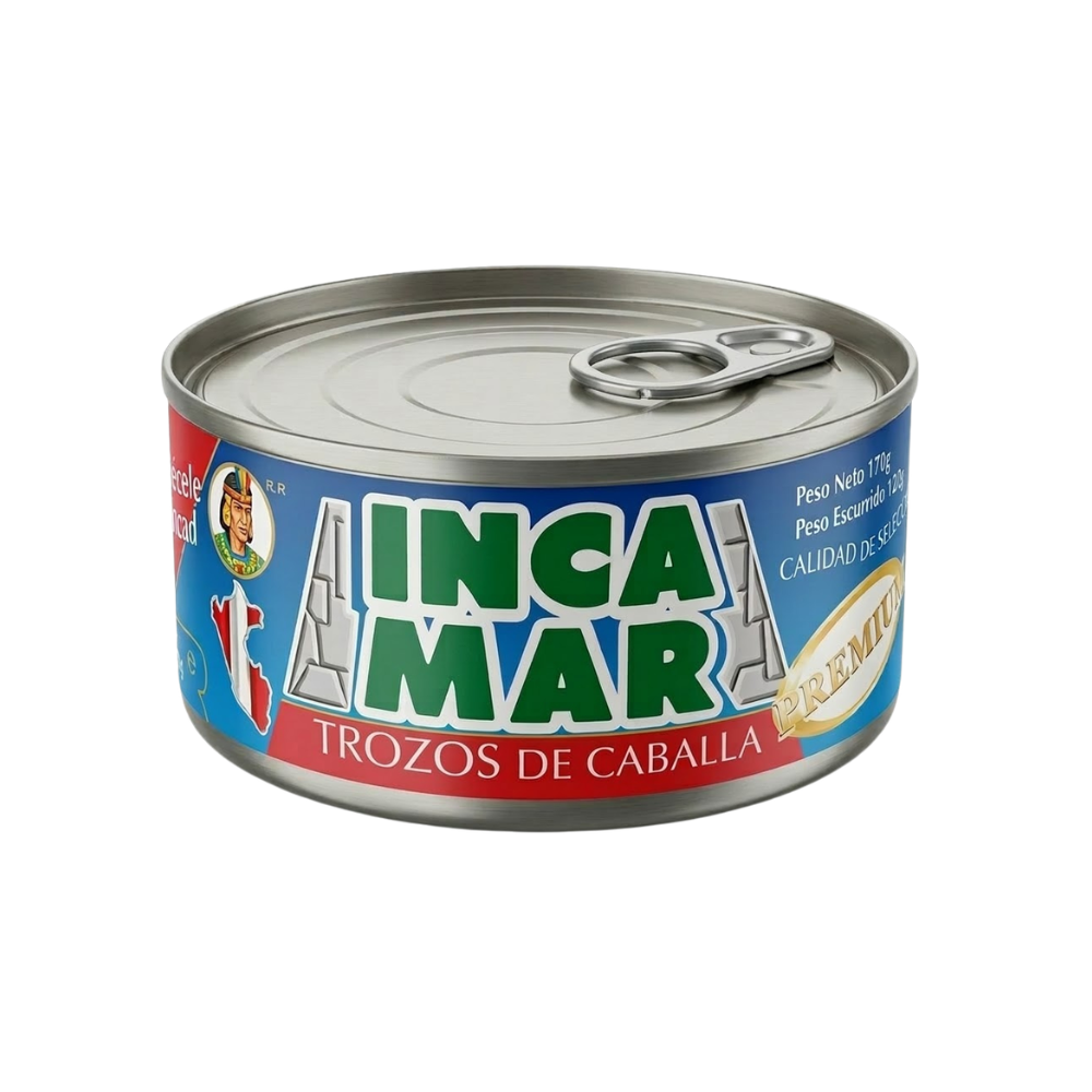 Trocitos de Caballa Inca Mar en Aceite Vegetal 140gr
