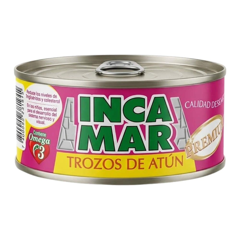 Trozos de Atún  Inca Mar en Aceite Vegetal 140gr