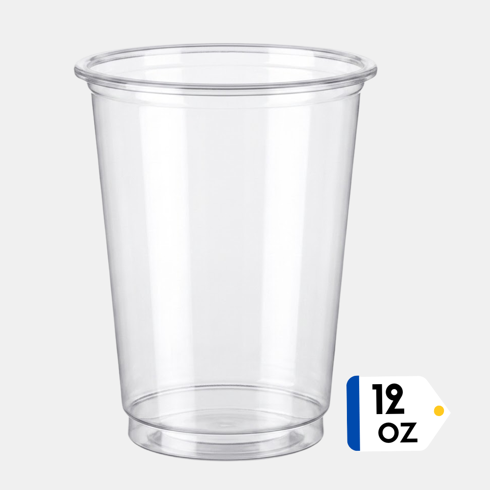 Vaso La Europea Acrílico 12 oz Paquete 25un.