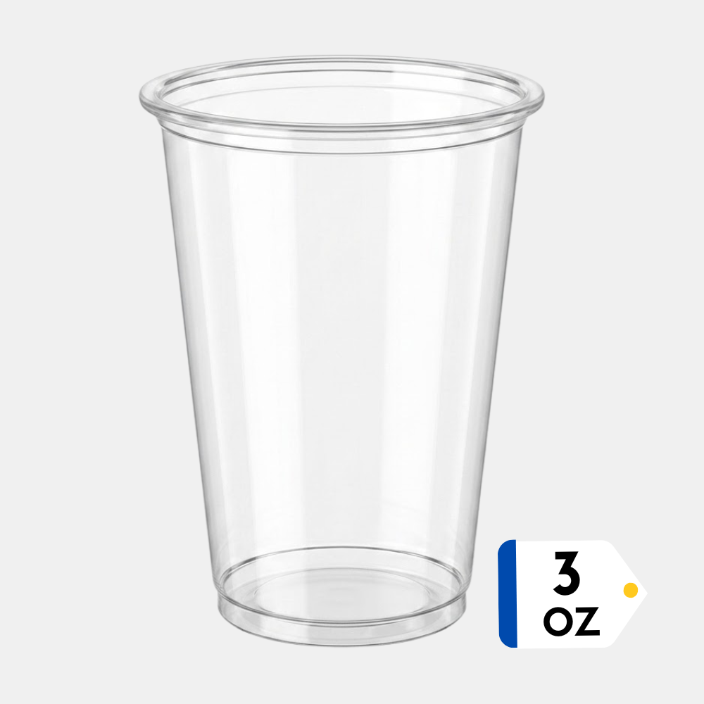 Vaso La Europea Acrílico 3 oz Paquete 25un.