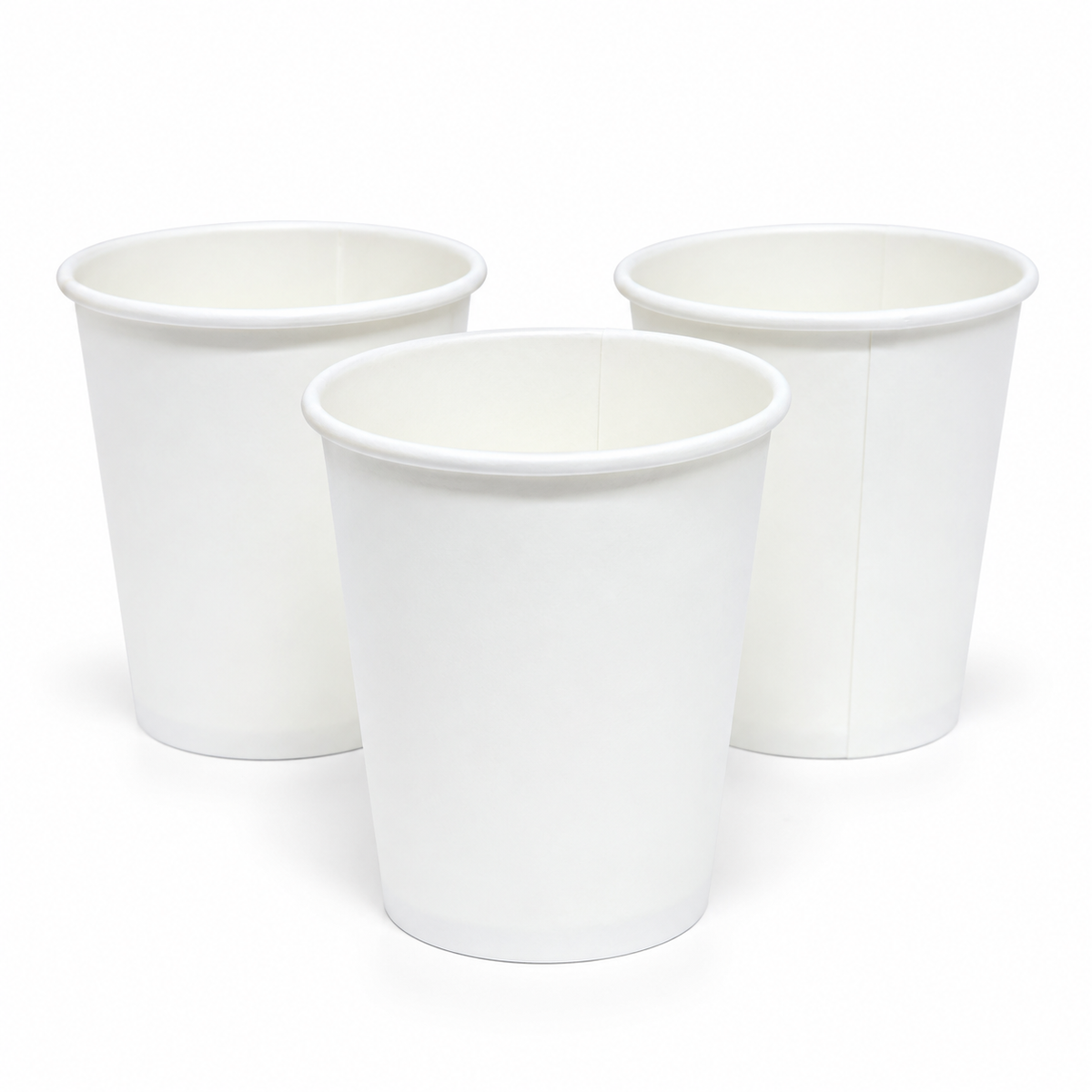 Vaso Polipapel Blanco 8 oz sin Tapa Paquete x 50 un.
