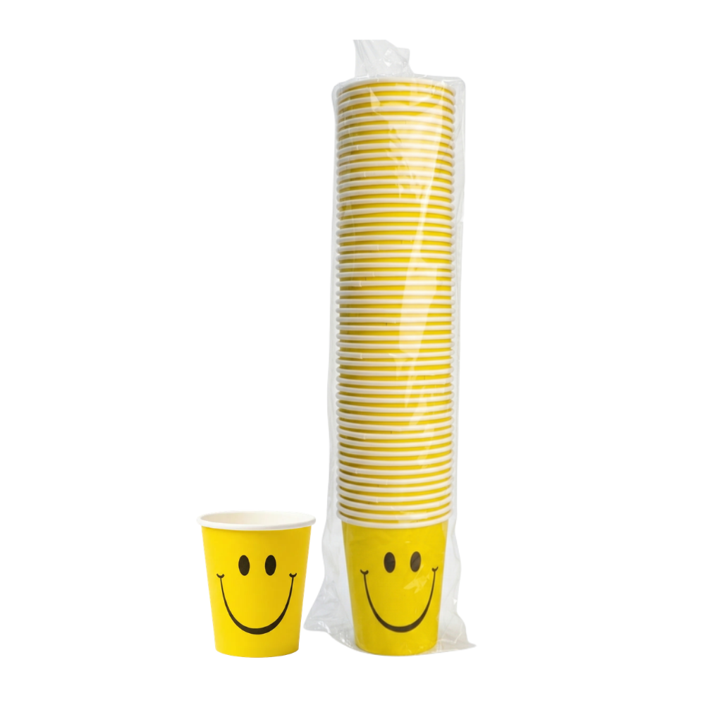 Vaso Polipapel Carita Smp 8 Oz Paquete 50un.