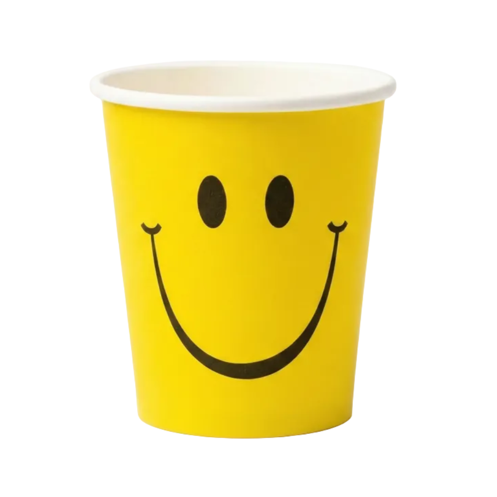 Vaso Polipapel Carita Smp 8 Oz Paquete 50un.