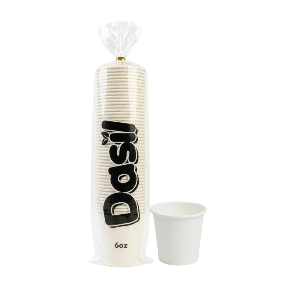 Vaso Polipapel Dasil  6 oz sin Tapa Paquete 50un.