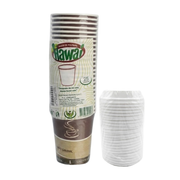 Vaso Polipapel Europea Hot Drink 8 oz con Tapa Paquete 25un.