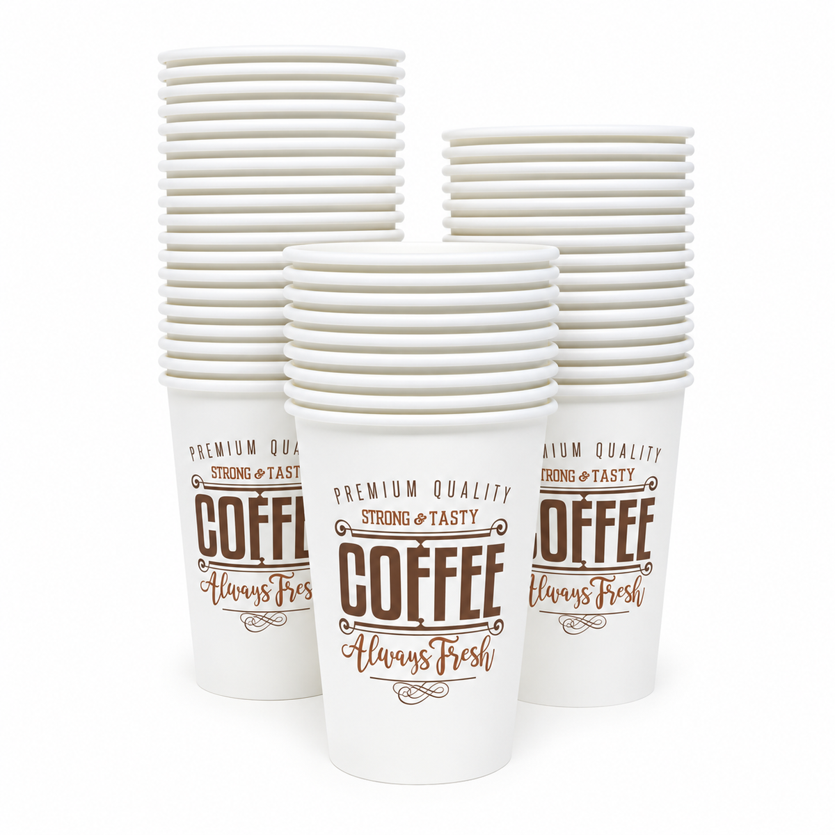 Vaso de Polipapel Coffe 10 oz sin Tapa Paquete X 50 un.