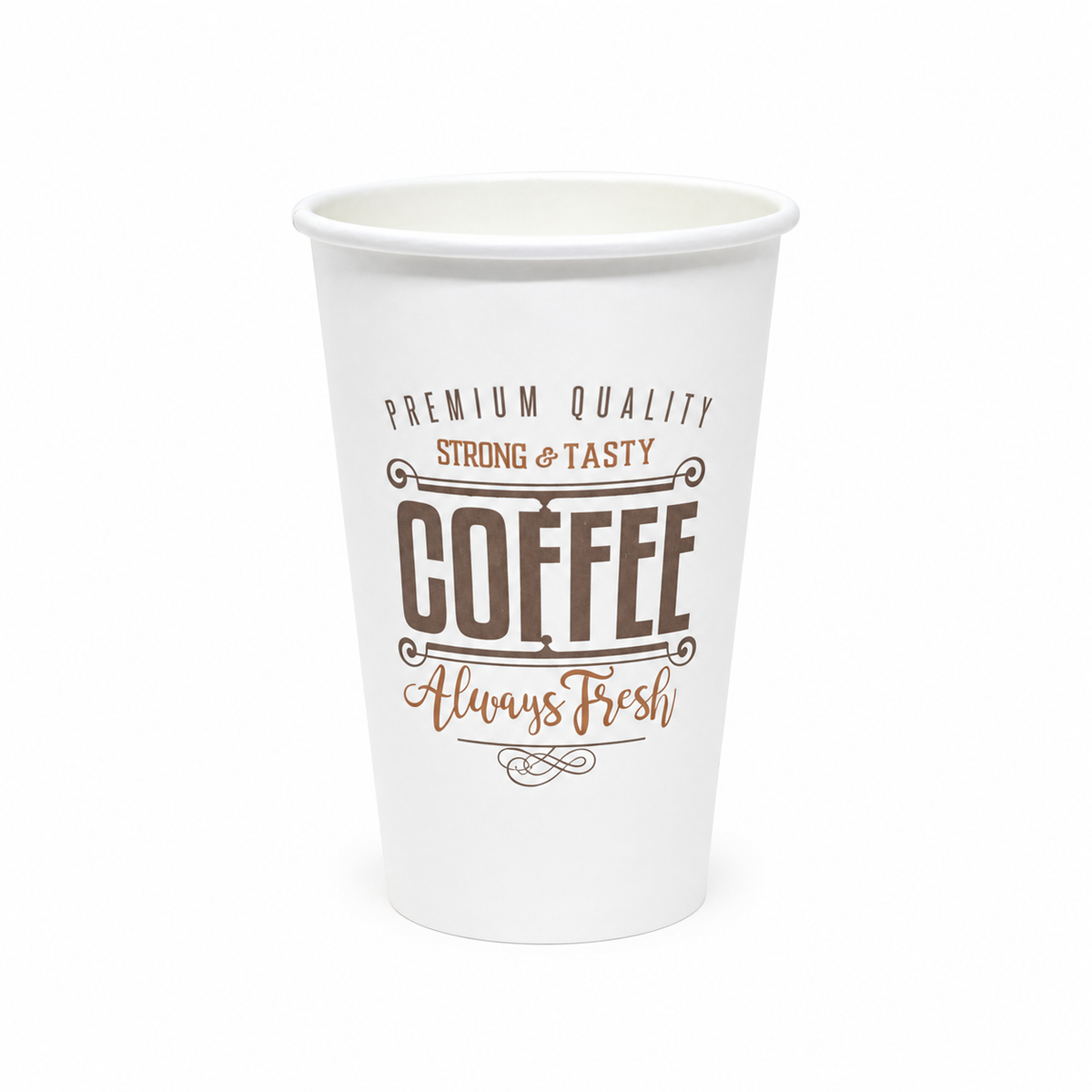 Vaso de Polipapel Coffe 10 oz sin Tapa Paquete X 50 un.