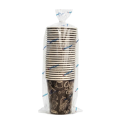 Vaso de Polipapel Riacorp 8 oz sin Tapa Paquete X 25un.