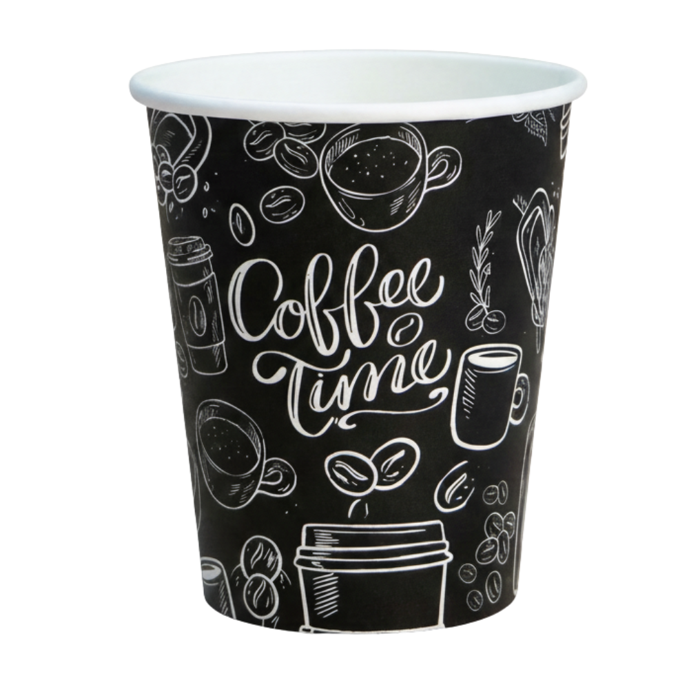 Vaso de Polipapel Riacorp 8 oz sin Tapa Paquete X 25un.