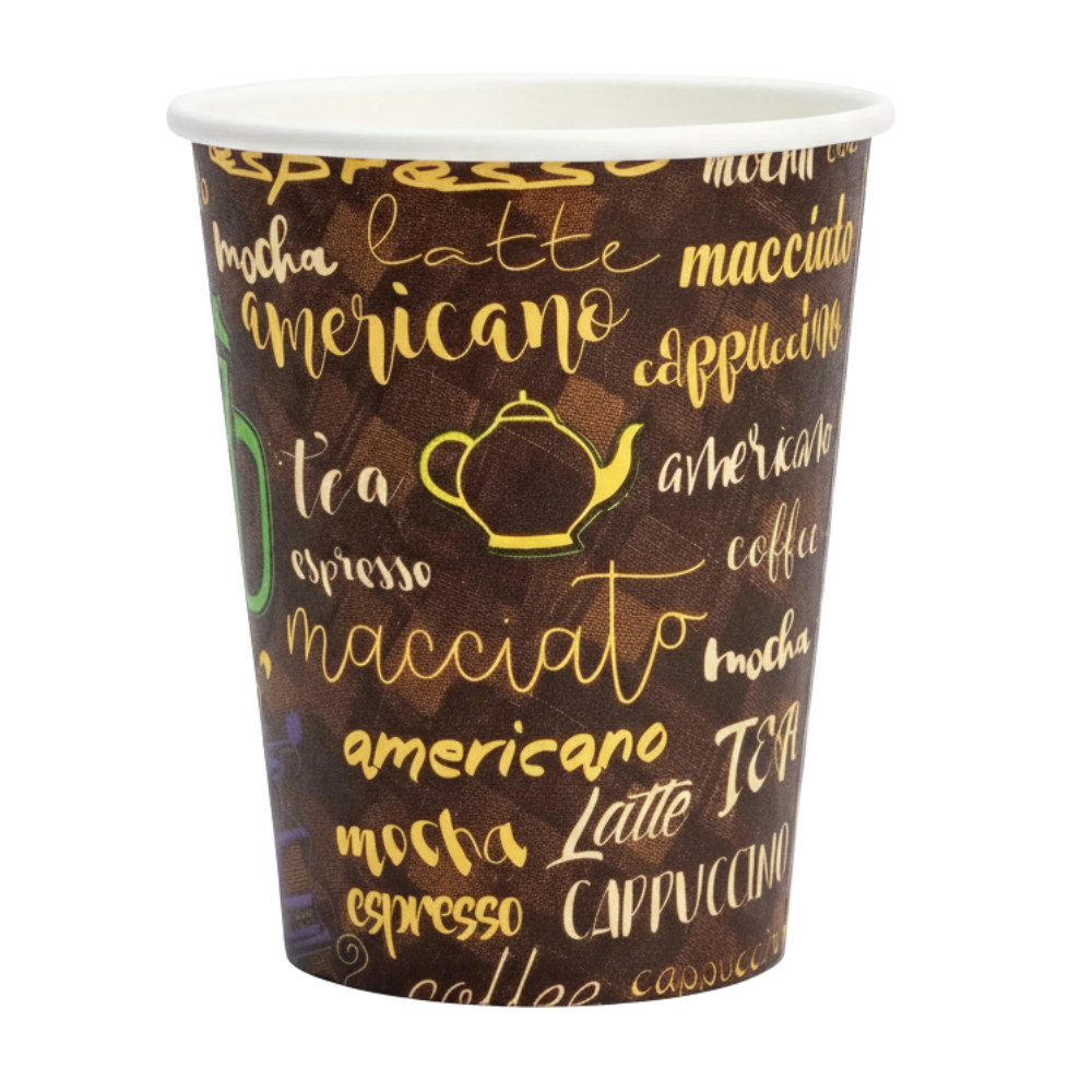 Vaso de Polipapel Riacorp 8 oz sin Tapa Paquete X 25un.