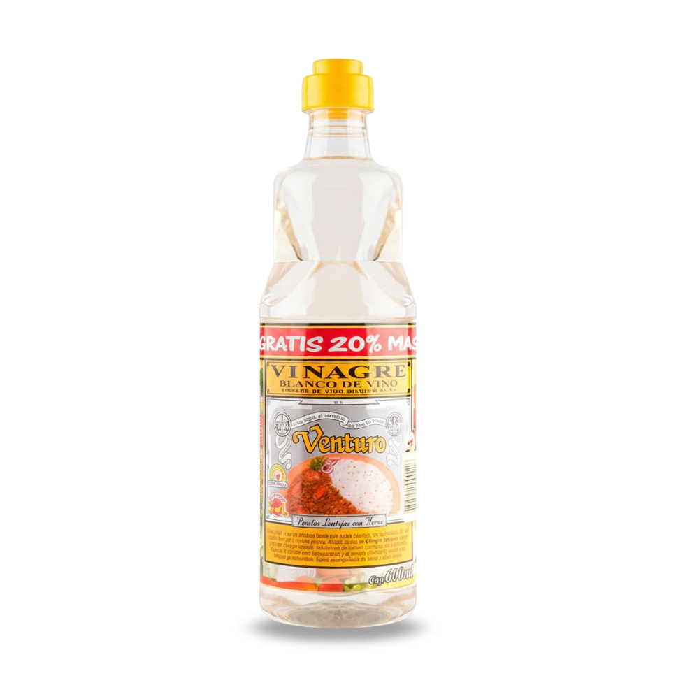 Vinagre Blanco Venturo Botella 600ml