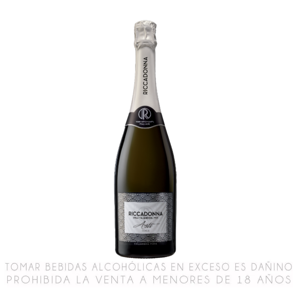 Vino Espumante Asti Riccadonna Dolce Botella 750 ml