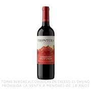 Vino Tinto  Frontera Cabernet Sauvignon Robusto & Balanceado Botella 750 ml