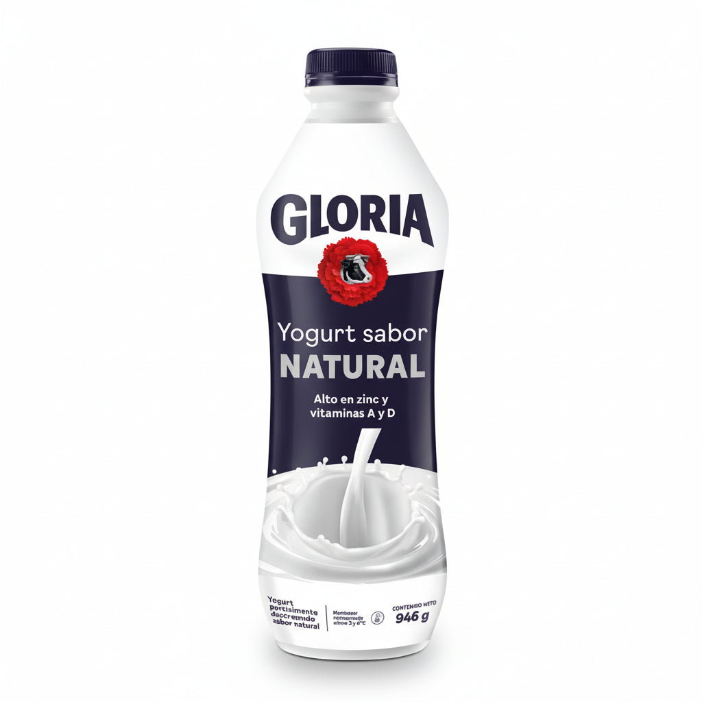 Yogurt Bebible Gloria Natural Botella 946gr