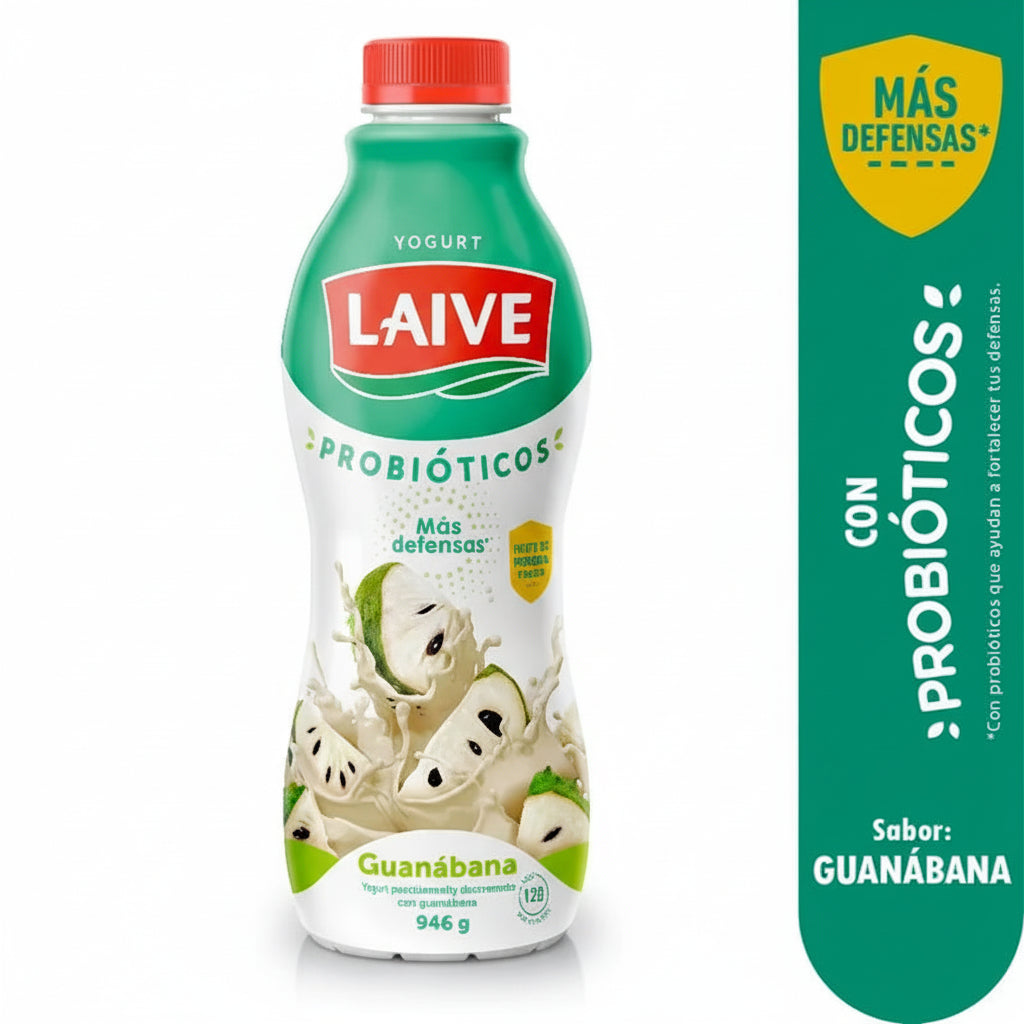 Yogurt Laive Sabor Guanábana Botella 946gr