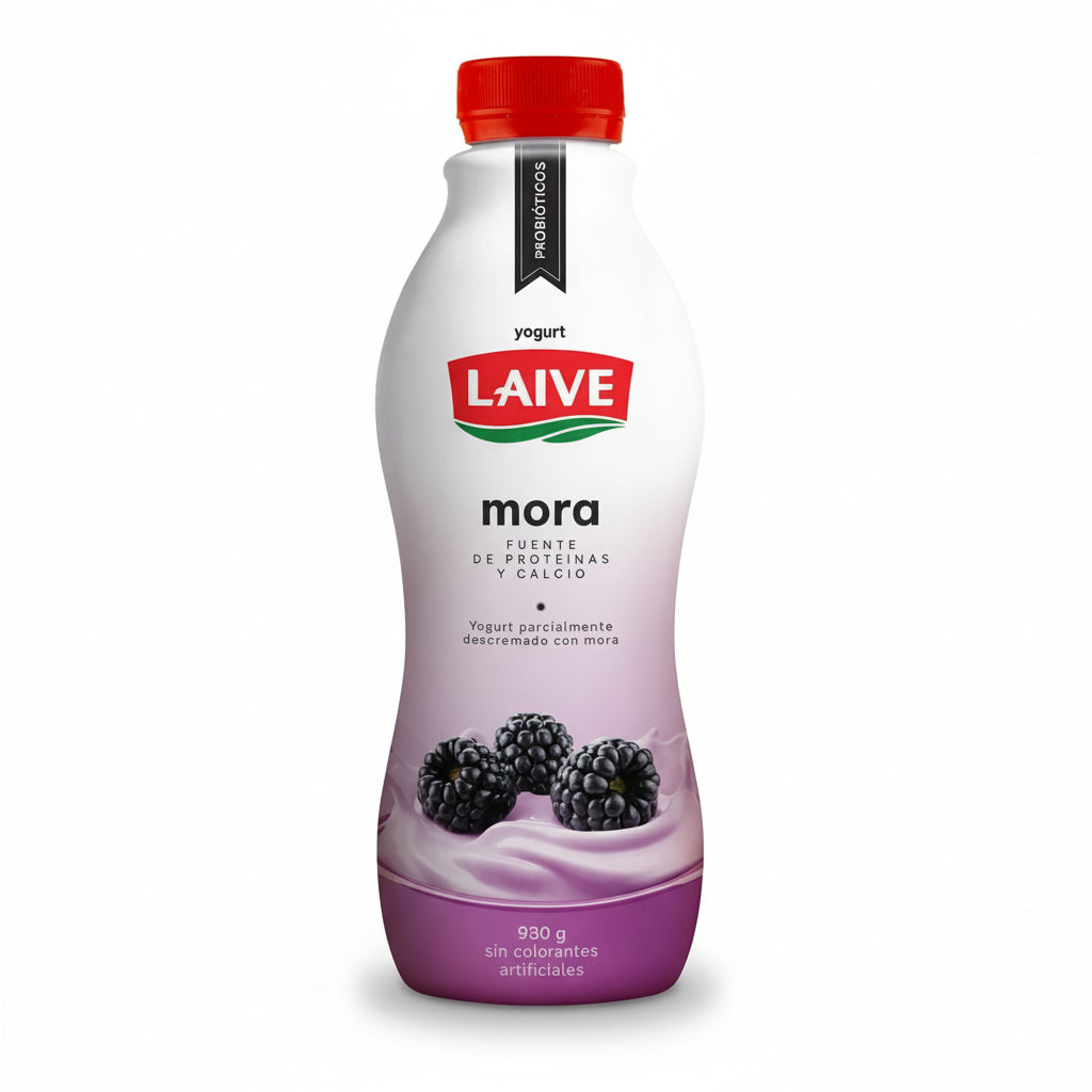 Yogurt Laive Sabor Mora Botella 930gr