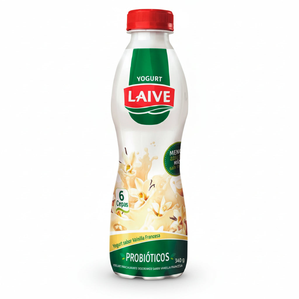 Yogurt Laive sabor Vainilla Botella Botella Personal 340gr